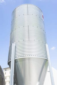 Silos for the storage of flour for food