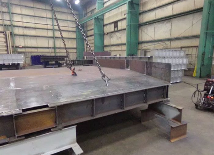 Bottom casing for Glass Furnace Project