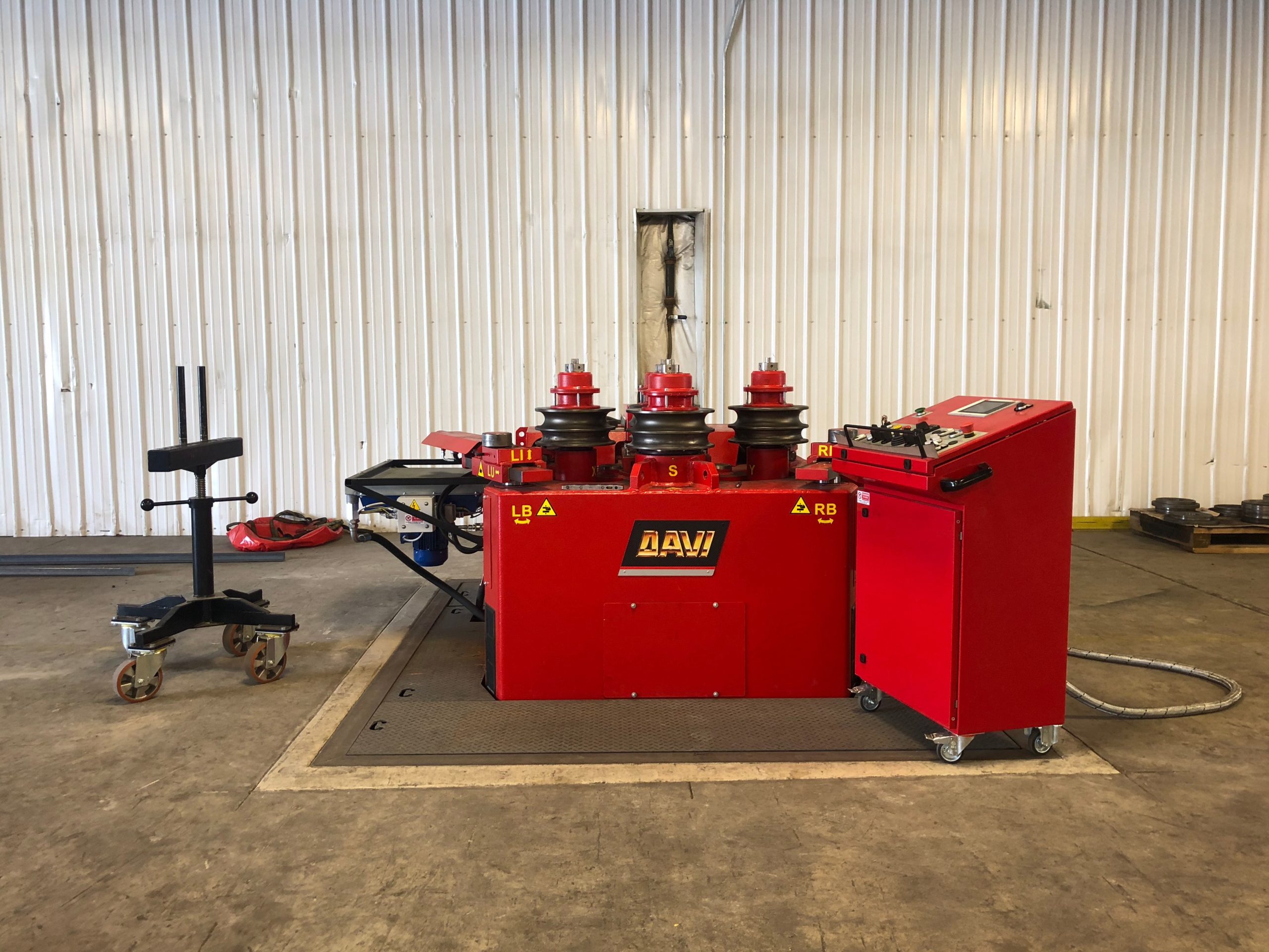 Davi machine at Swanton Welding Company.